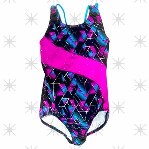 Gymnastics Leotard, DANSKIN, Girls Size 10/12